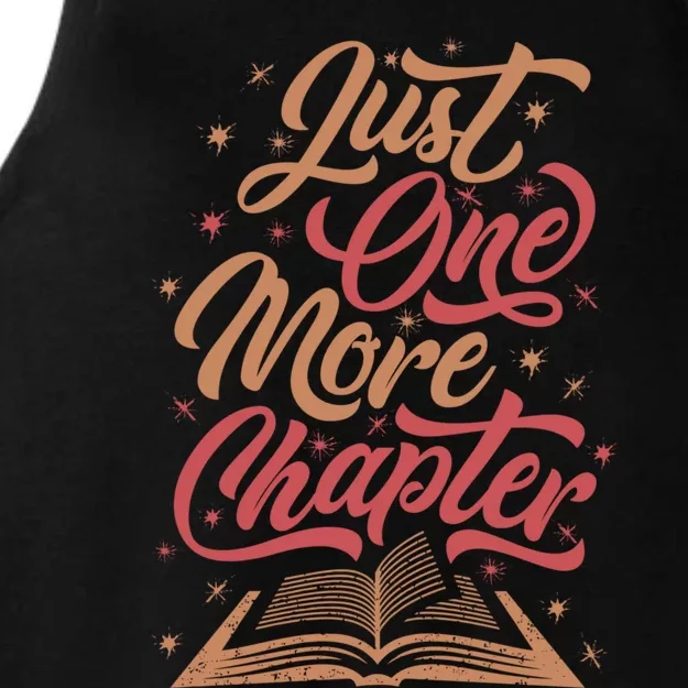 Just One More Chapter Literary For Readers Book Themed Ladies Tri-Blend Wicking Tank