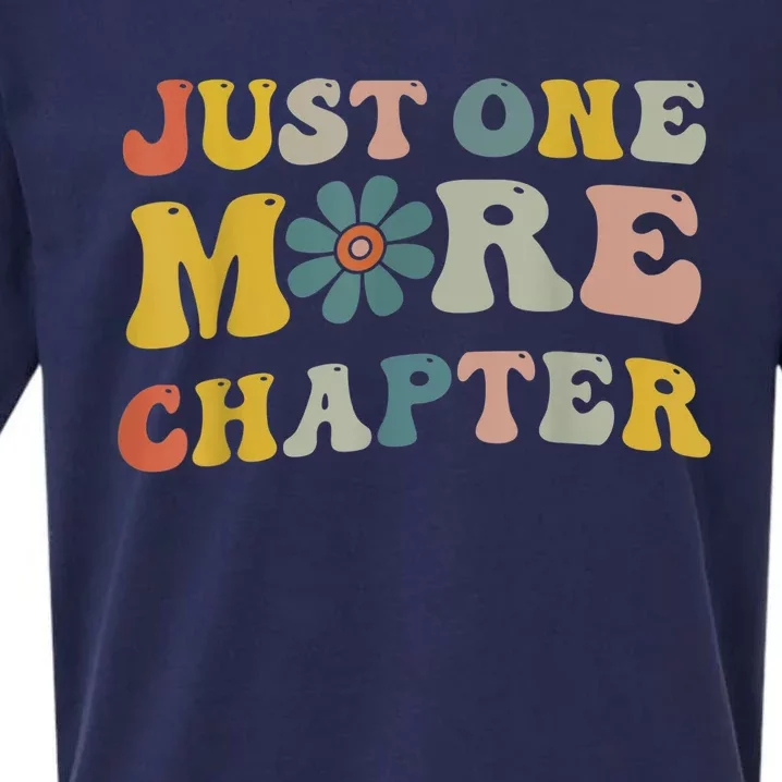 Just One More Chapter Bookworm Book Lover Nerd Reading Fun Sueded Cloud Jersey T-Shirt