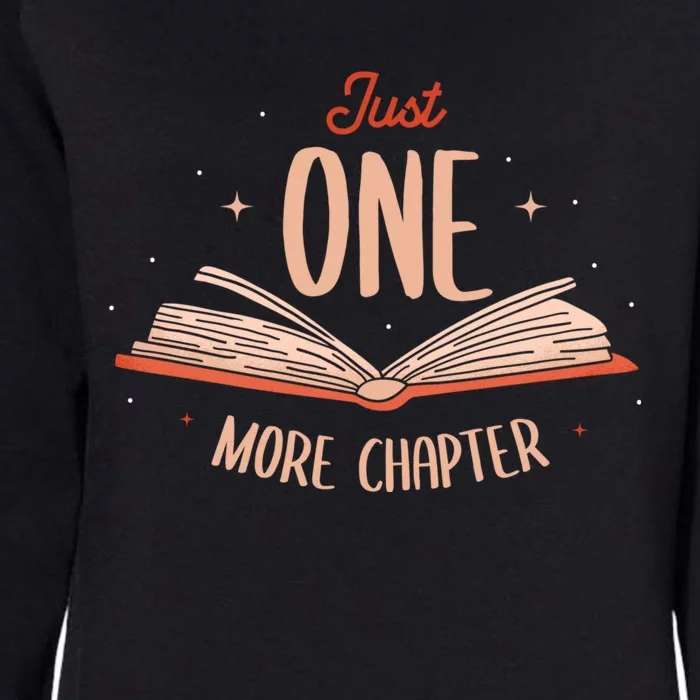 Just One More Chapter Design For A Readers Reading Womens California Wash Sweatshirt