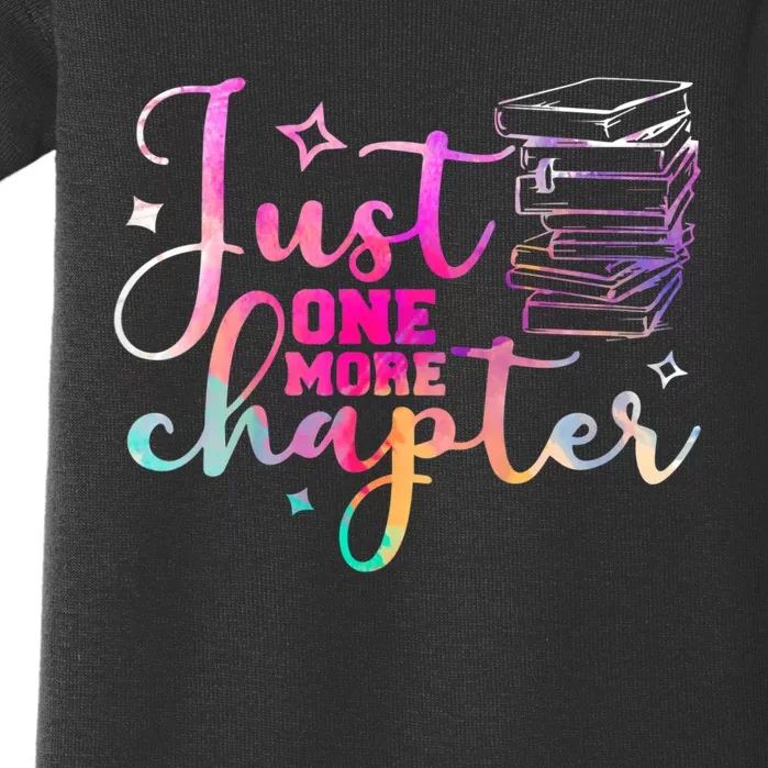 Just One More Chapter Funny Bookish Readers Writers Baby Bodysuit