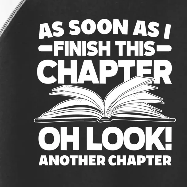 Just One More Chapter Funny Bookworm Gift Toddler Fine Jersey T-Shirt