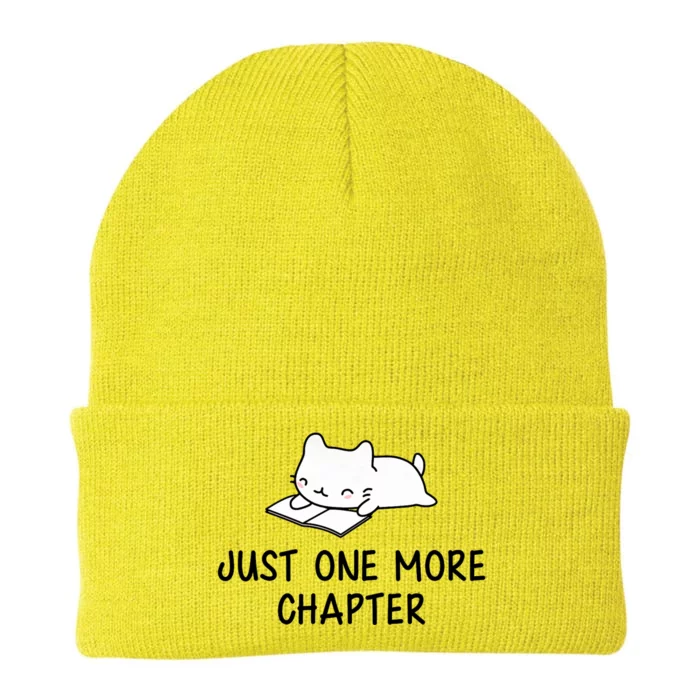 Just One More Chapter Funny Book Lover Reading Knit Cap Winter Beanie