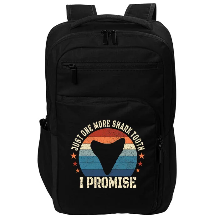 Just One More Shark Th I Promise Fossil Hunter Impact Tech Backpack