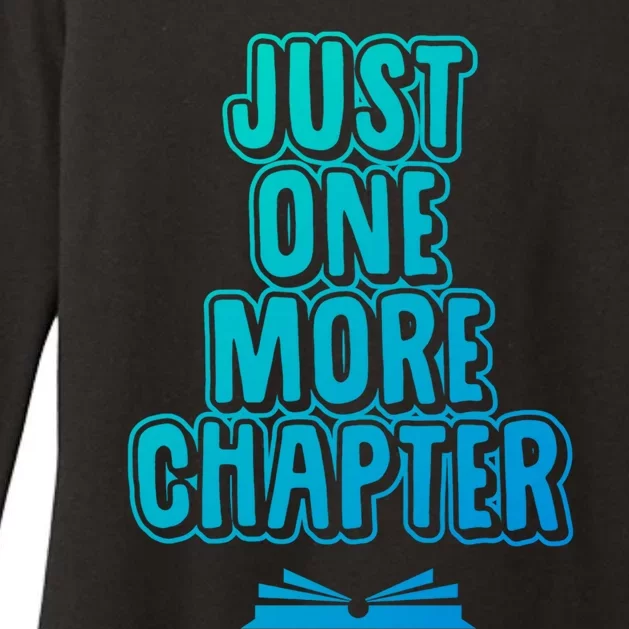 Just One More Chapter Funny Book Reading Literary Great Gift Womens CVC Long Sleeve Shirt