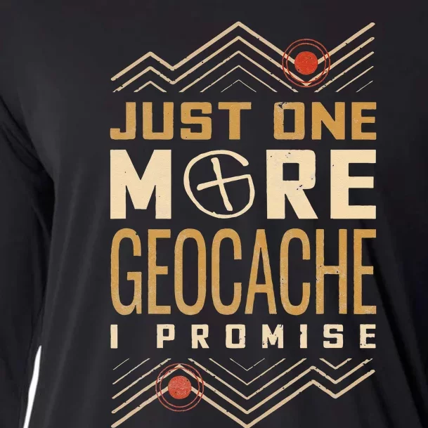 Just One More Geocache I Promise Cooling Performance Long Sleeve Crew