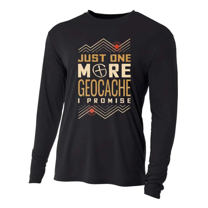 Just One More Geocache I Promise Cooling Performance Long Sleeve Crew