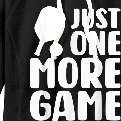 Just One More Game Women's Fleece Hoodie