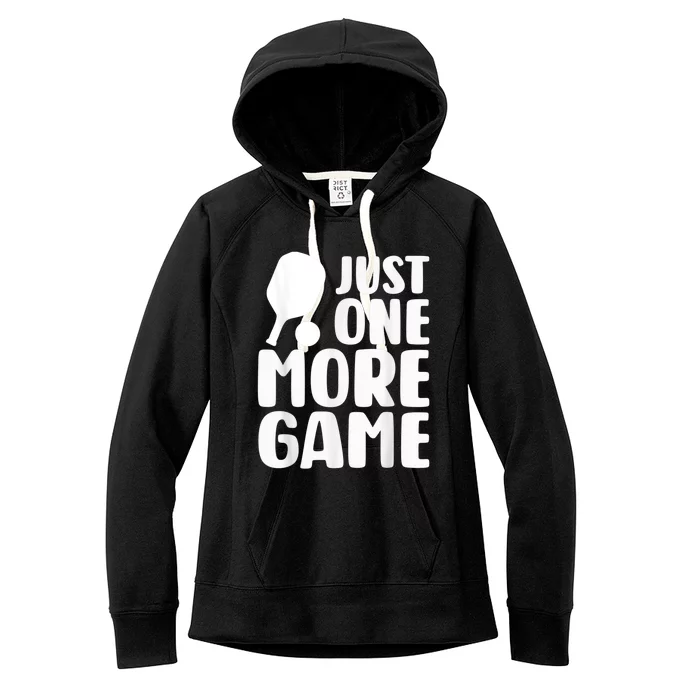 Just One More Game Women's Fleece Hoodie