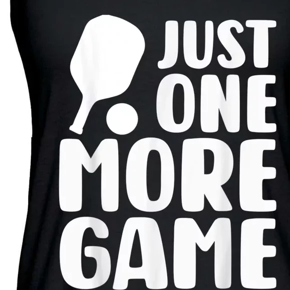 Just One More Game Ladies Essential Flowy Tank