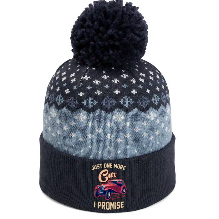 Just One More Car I Promise Vintage Classic Old Cars The Baniff Cuffed Pom Beanie