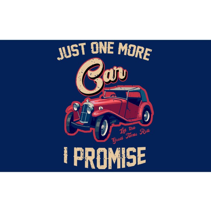 Just One More Car I Promise Vintage Classic Old Cars Bumper Sticker