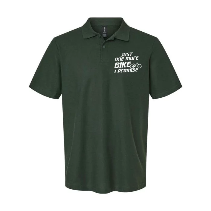 Just One More Bike I Promise Softstyle Adult Sport Polo