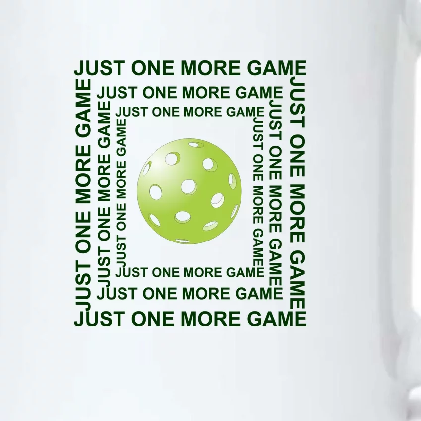 Just One More Game Square | Fun Pickleball Black Color Changing Mug