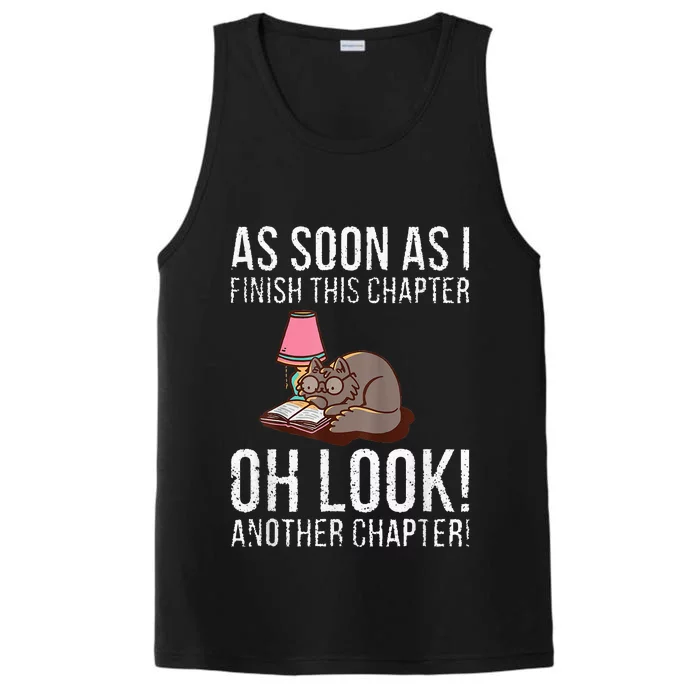 Just One More Chapter Cat 2024 Performance Tank