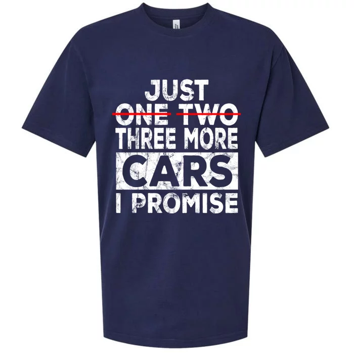 Just One More Car I Promise Mechanic Gift Car Lover Garage Meaningful Gift Sueded Cloud Jersey T-Shirt