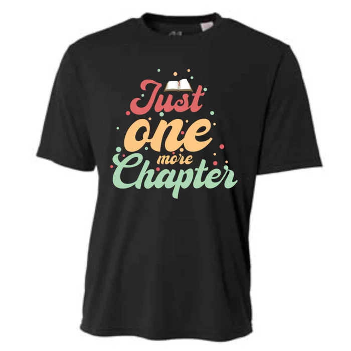 Just One More Chapter” Book Lovers Day Gift Cooling Performance Crew T-Shirt