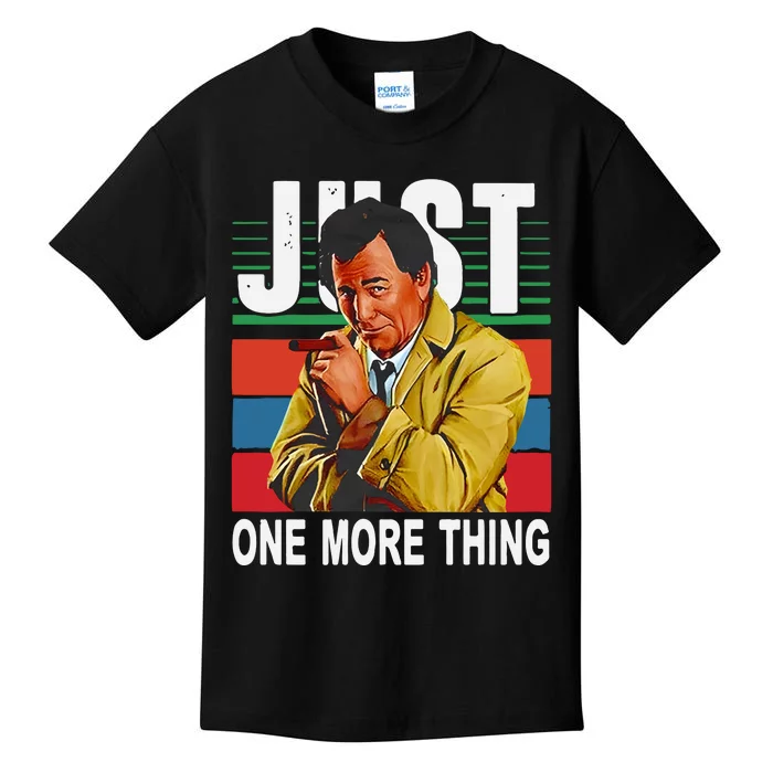 Just One More Thing Vintage Kids T-Shirt