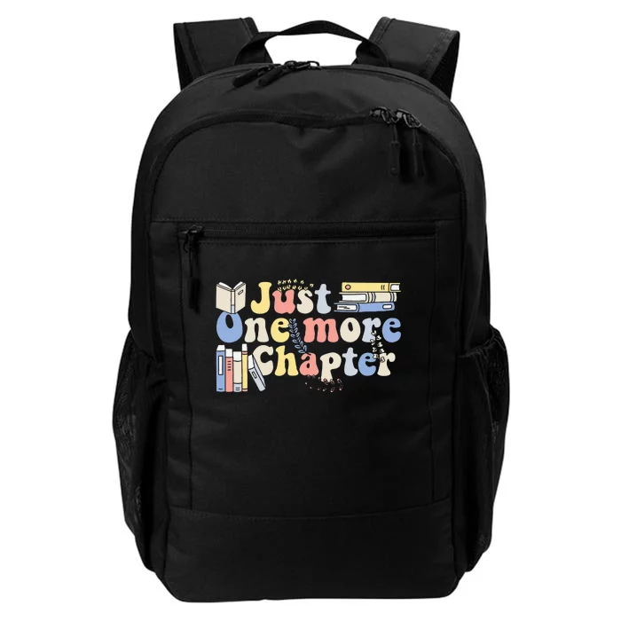 Just One More Chapter Funny Book Lover Daily Commute Backpack