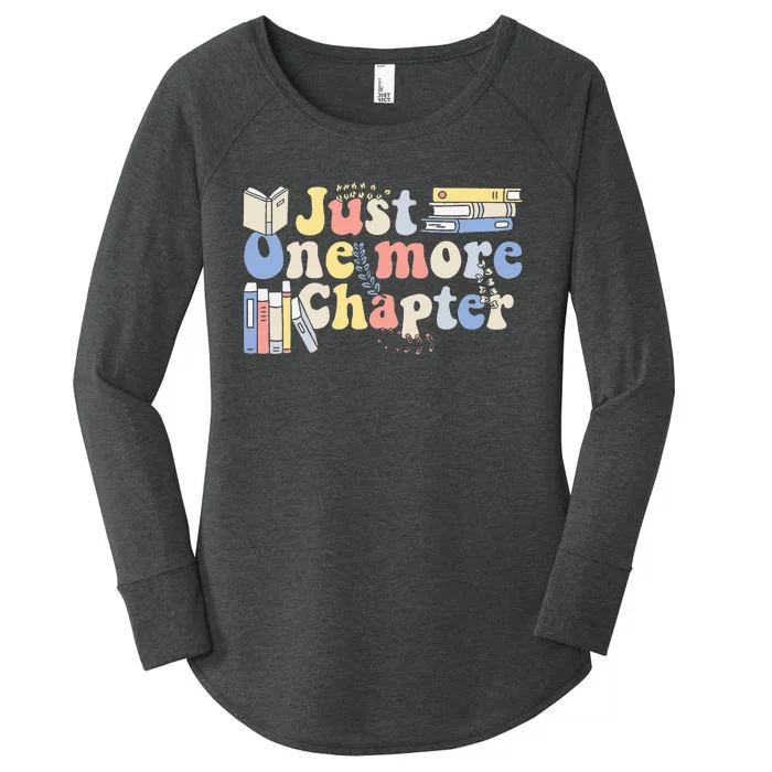 Just One More Chapter Funny Book Lover Women's Perfect Tri Tunic Long Sleeve Shirt