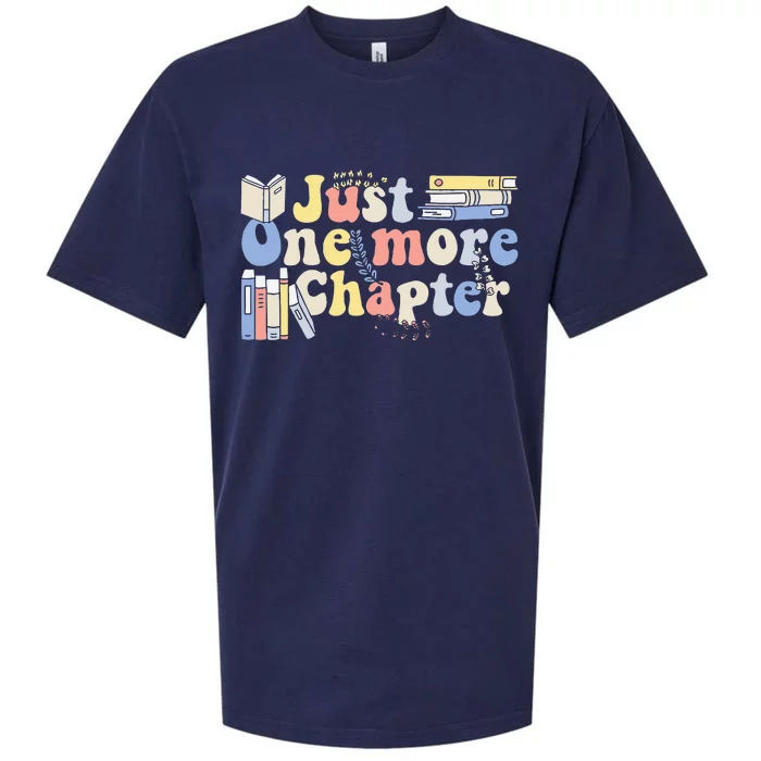 Just One More Chapter Funny Book Lover Sueded Cloud Jersey T-Shirt