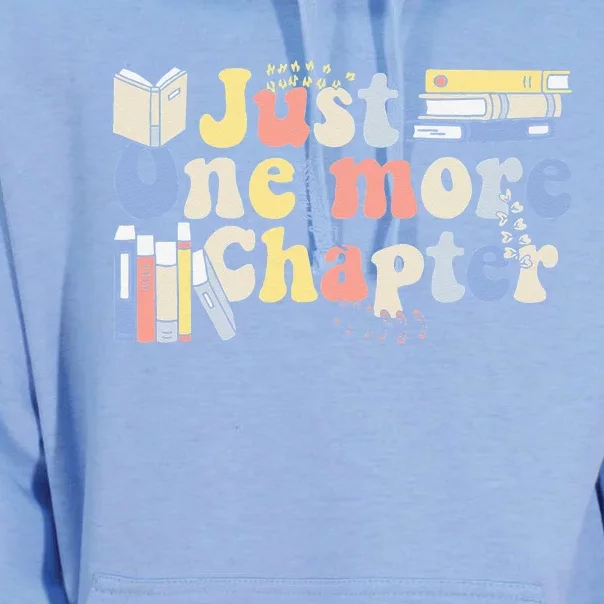 Just One More Chapter Funny Book Lover Unisex Surf Hoodie