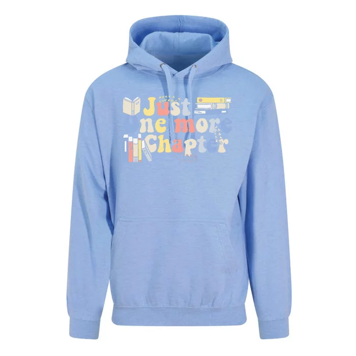 Just One More Chapter Funny Book Lover Unisex Surf Hoodie