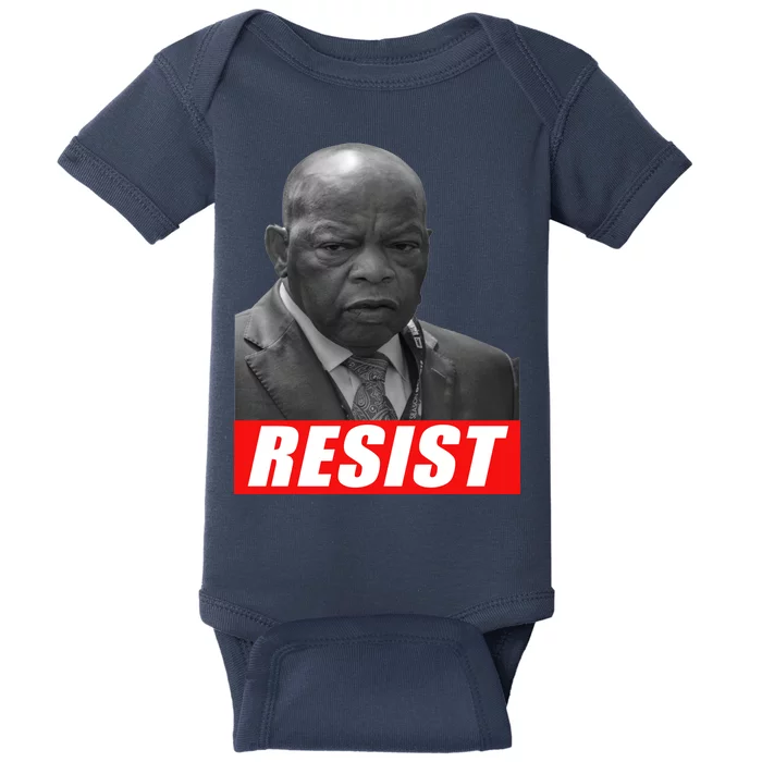 Jon Lewis Resist Baby Bodysuit