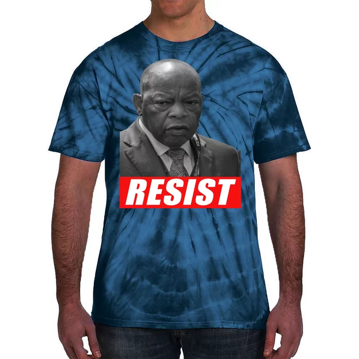 Jon Lewis Resist Tie-Dye T-Shirt