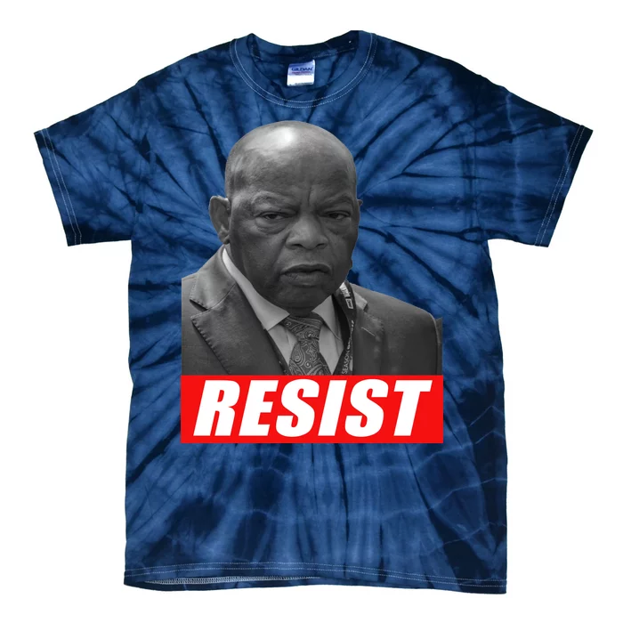 Jon Lewis Resist Tie-Dye T-Shirt