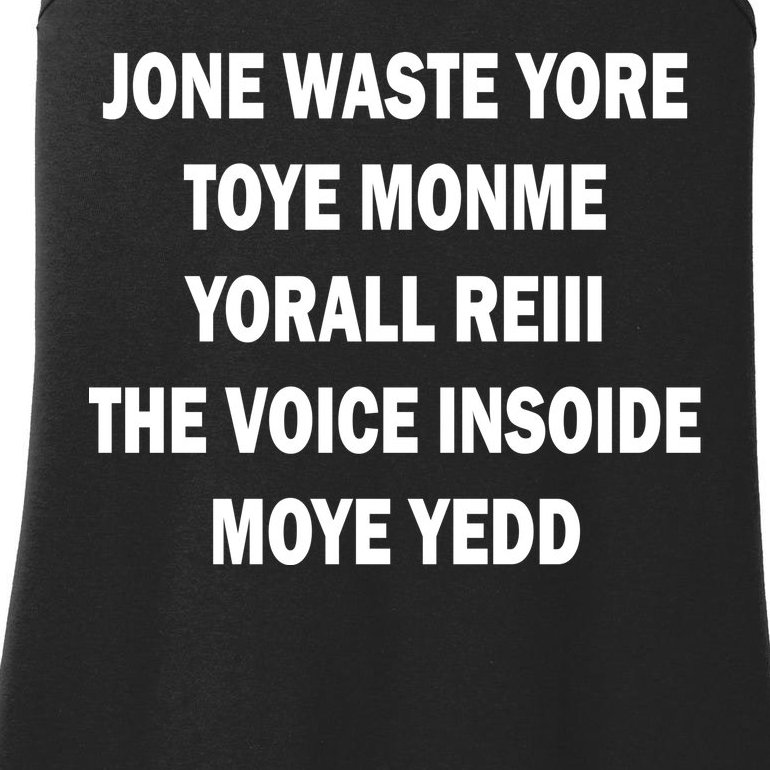 Jone Waste Yore Toye Monme Yorall RedIII Ladies Essential Tank