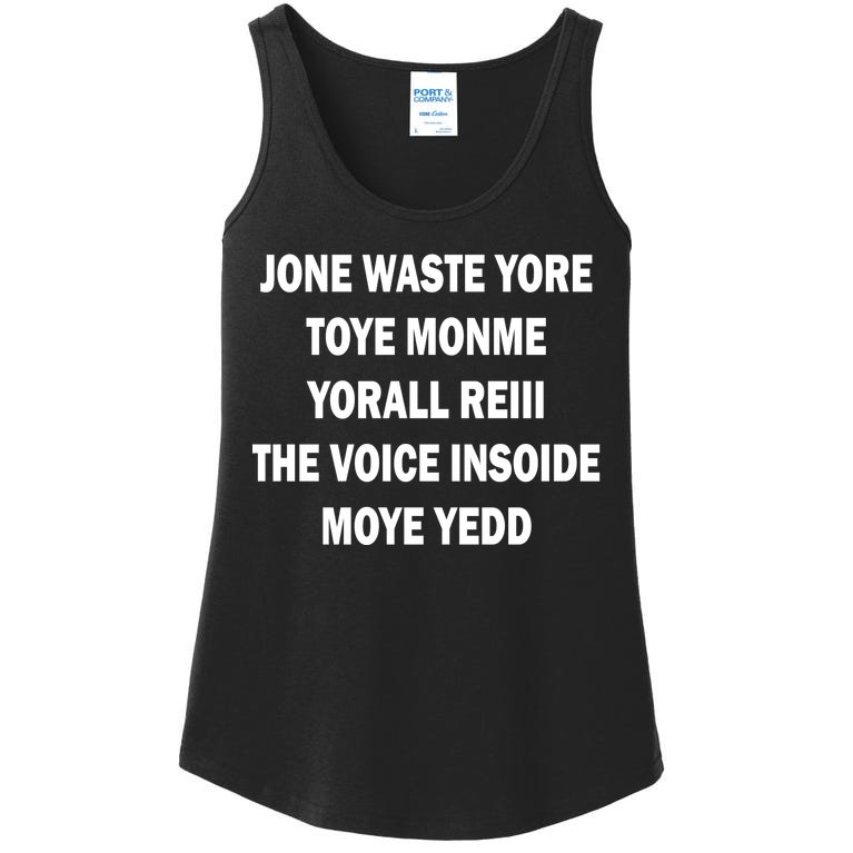 Jone Waste Yore Toye Monme Yorall RedIII Ladies Essential Tank