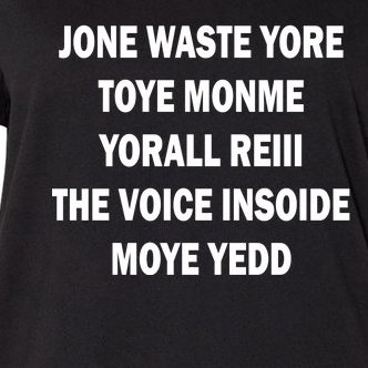 Jone Waste Yore Toye Monme Yorall RedIII Women's V-Neck Plus Size T-Shirt