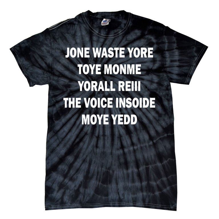 Jone Waste Yore Toye Monme Yorall RedIII Tie-Dye T-Shirt