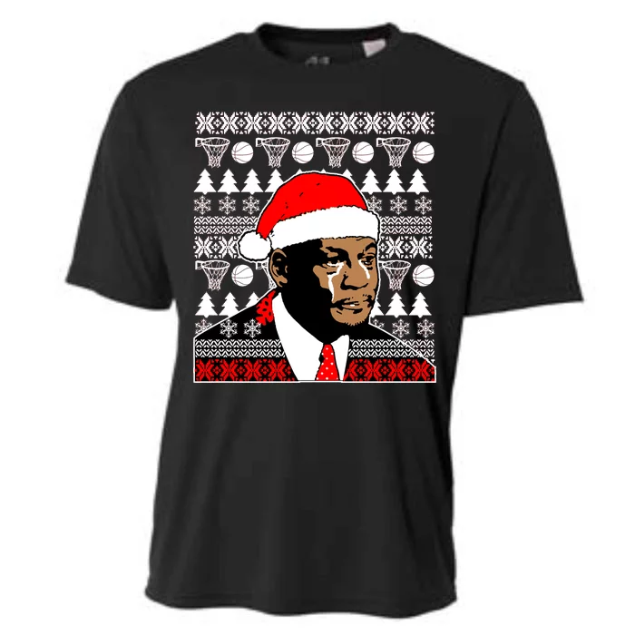 Jordan Crying Meme Ugly Christmas Sweater Design Cooling Performance Crew T-Shirt