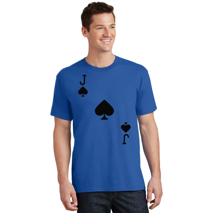 Jack Of Spades Costume Halloween Deck Of Cards T-Shirt