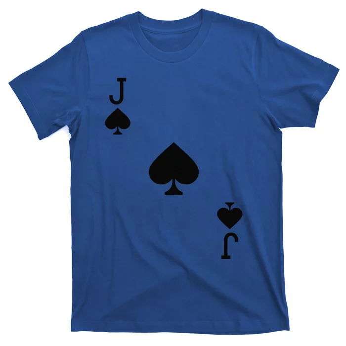 Jack Of Spades Costume Halloween Deck Of Cards T-Shirt