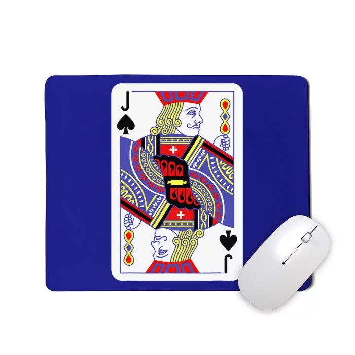 Jack Of Spades Playing Cards Halloween Costume Casino Easy Mousepad