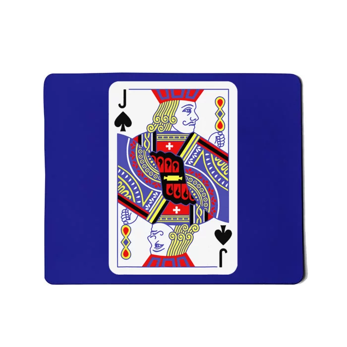 Jack Of Spades Playing Cards Halloween Costume Casino Easy Mousepad