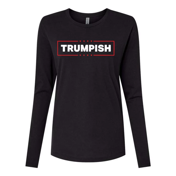 James Okeefe Trumpish Womens Cotton Relaxed Long Sleeve T-Shirt