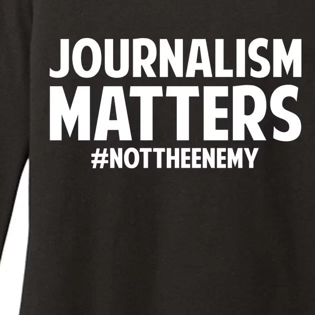 Journalism Matters Womens CVC Long Sleeve Shirt