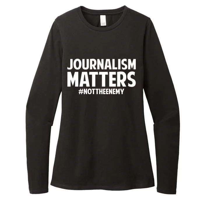 Journalism Matters Womens CVC Long Sleeve Shirt