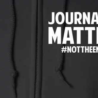 Journalism Matters Full Zip Hoodie