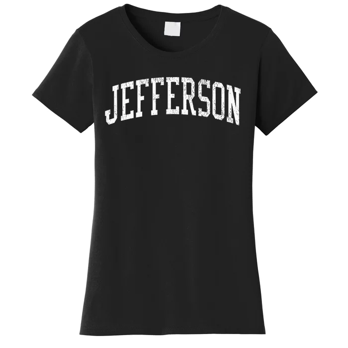 Jefferson Oh Vintage Athletic Sports Women's T-Shirt