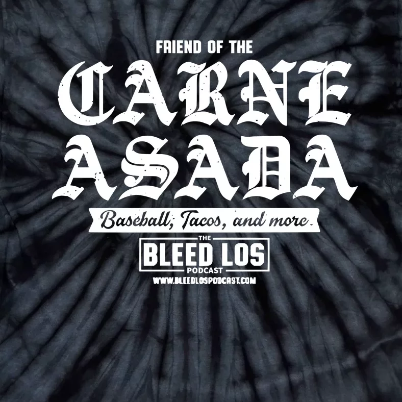 J.A.M.E.S O.U.T.M.A.N Wearing Friend Of The Carne Asada Limited Tie-Dye T-Shirt