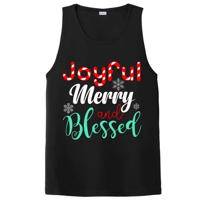 Joyful Merry And Blessed Performance Tank