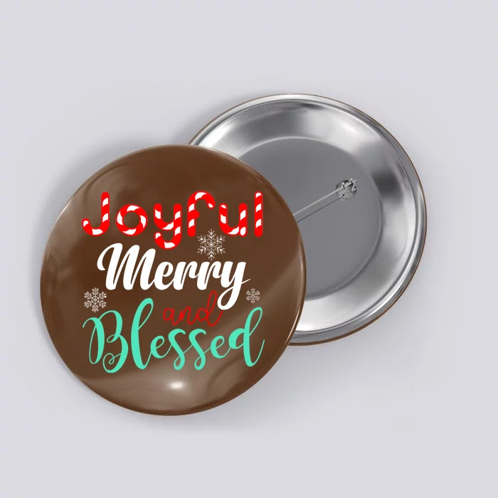 Joyful Merry And Blessed Button