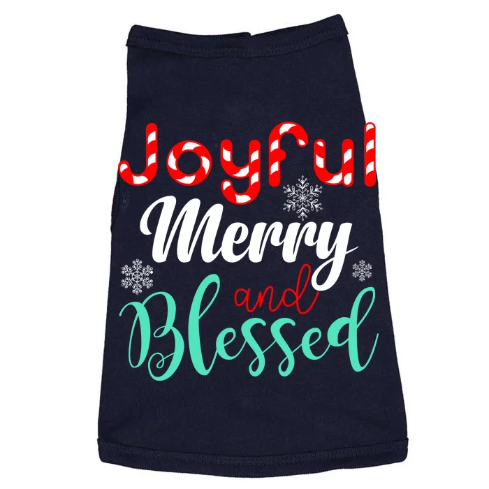 Joyful Merry And Blessed Doggie Tank