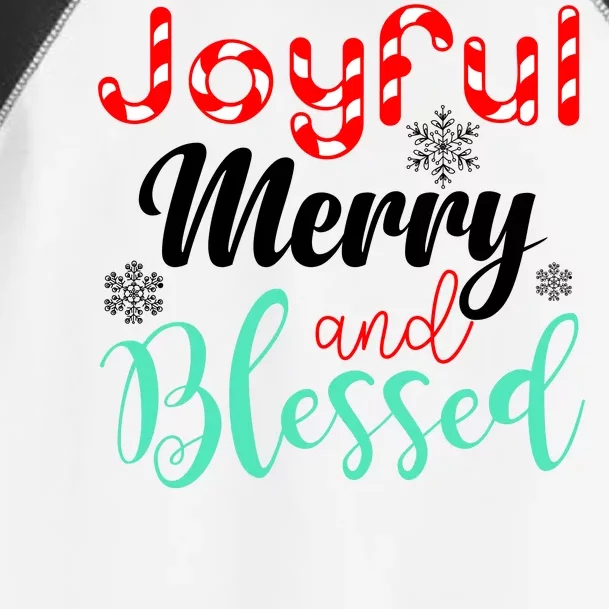 Joyful Merry And Blessed Toddler Fine Jersey T-Shirt