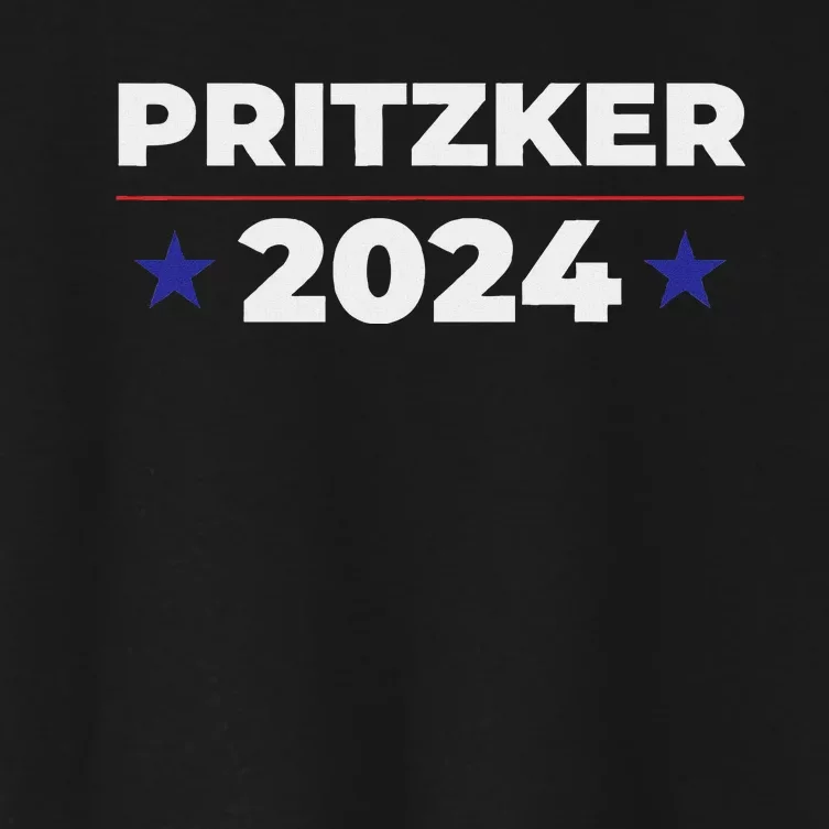 Jb Pritzker 2024 For President Women's Crop Top Tee