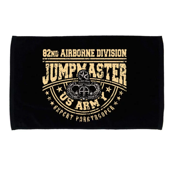 Jumpmaster Paratrooper Airborne 82nd Airborne Division Gear Microfiber Hand Towel